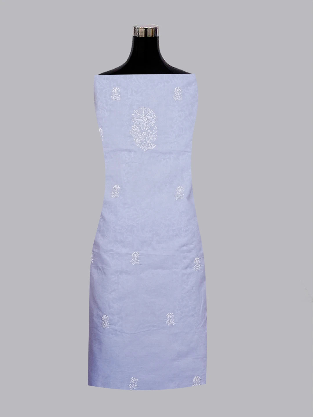 Ada Hand Embroidered Mauve Cotton Lucknowi Chikankari Unstitched Suit Piece 01A550898