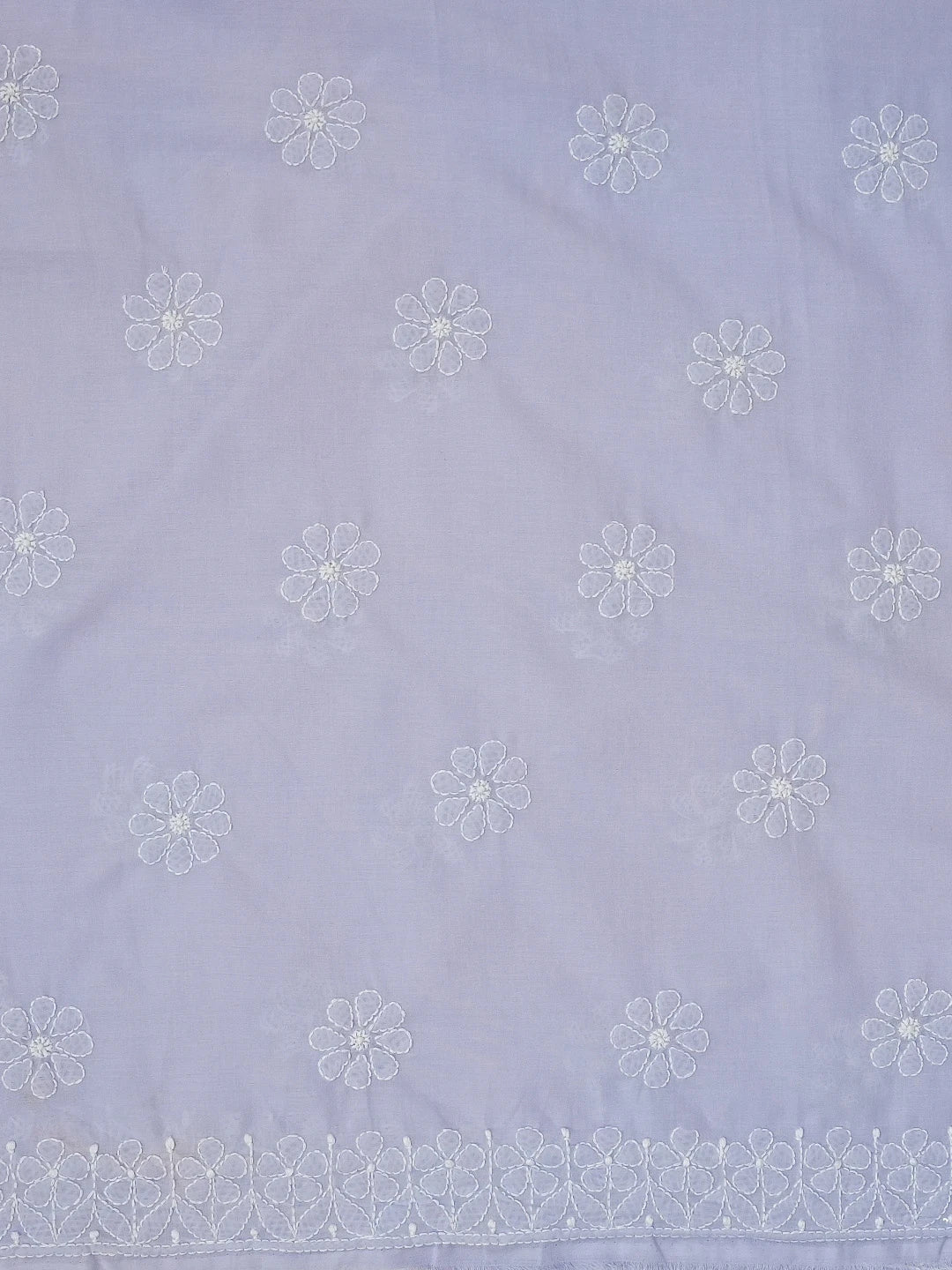 Ada Hand Embroidered Mauve Cotton Lucknowi Chikankari Unstitched Suit Piece 01A550369