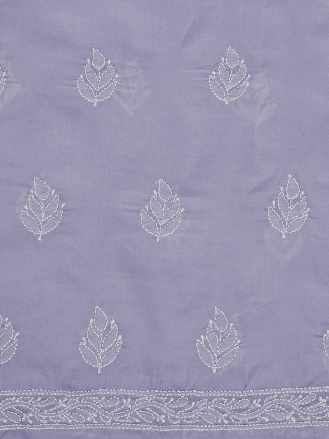 Ada Hand Embroidered Mauve Cotton Lucknowi Chikankari Unstitched Suit Piece 01A558850