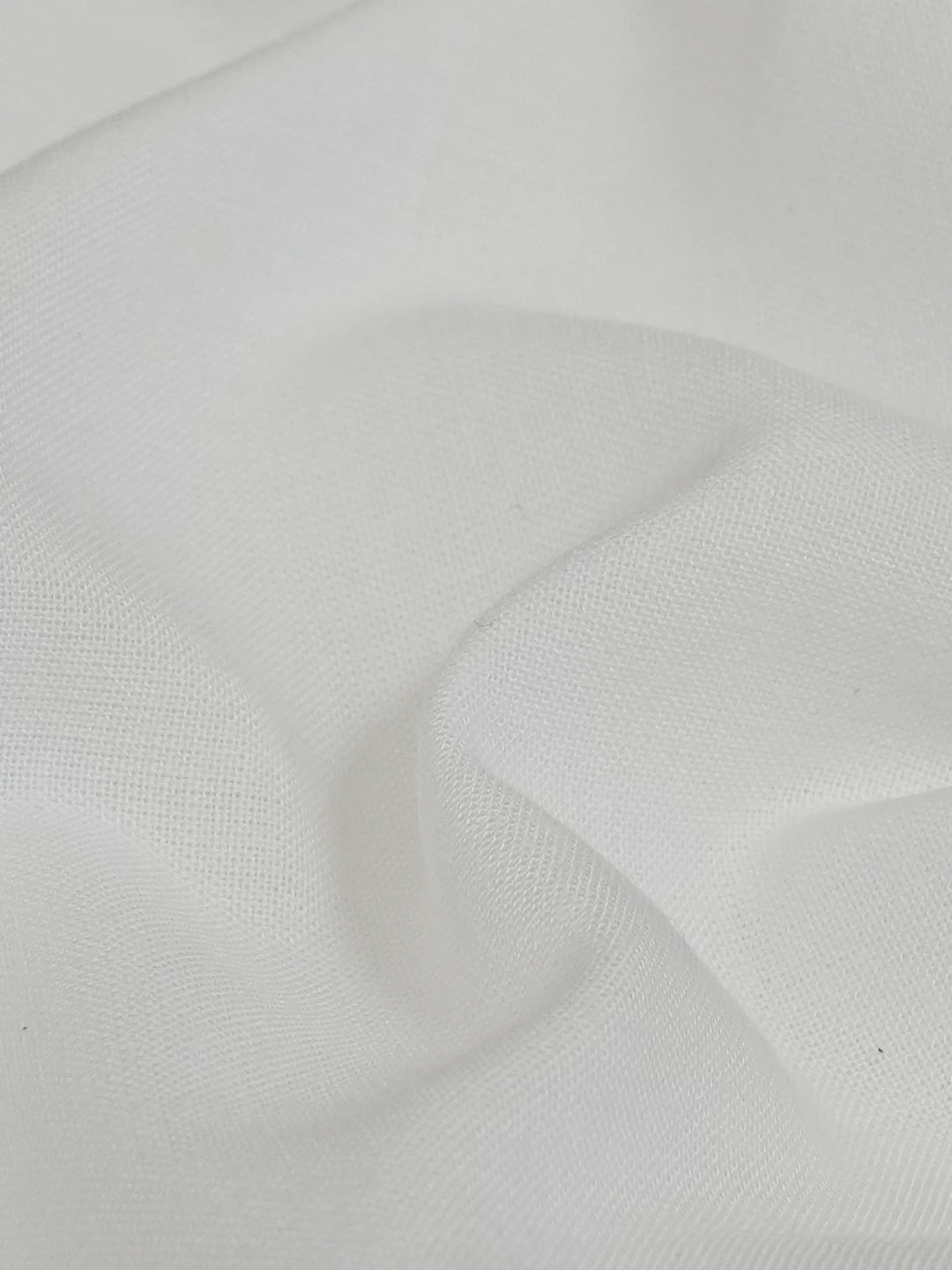 Ada Hand Embroidered White Cotton Lucknowi Chikankari Unstitched Men's Kurta 01A364368