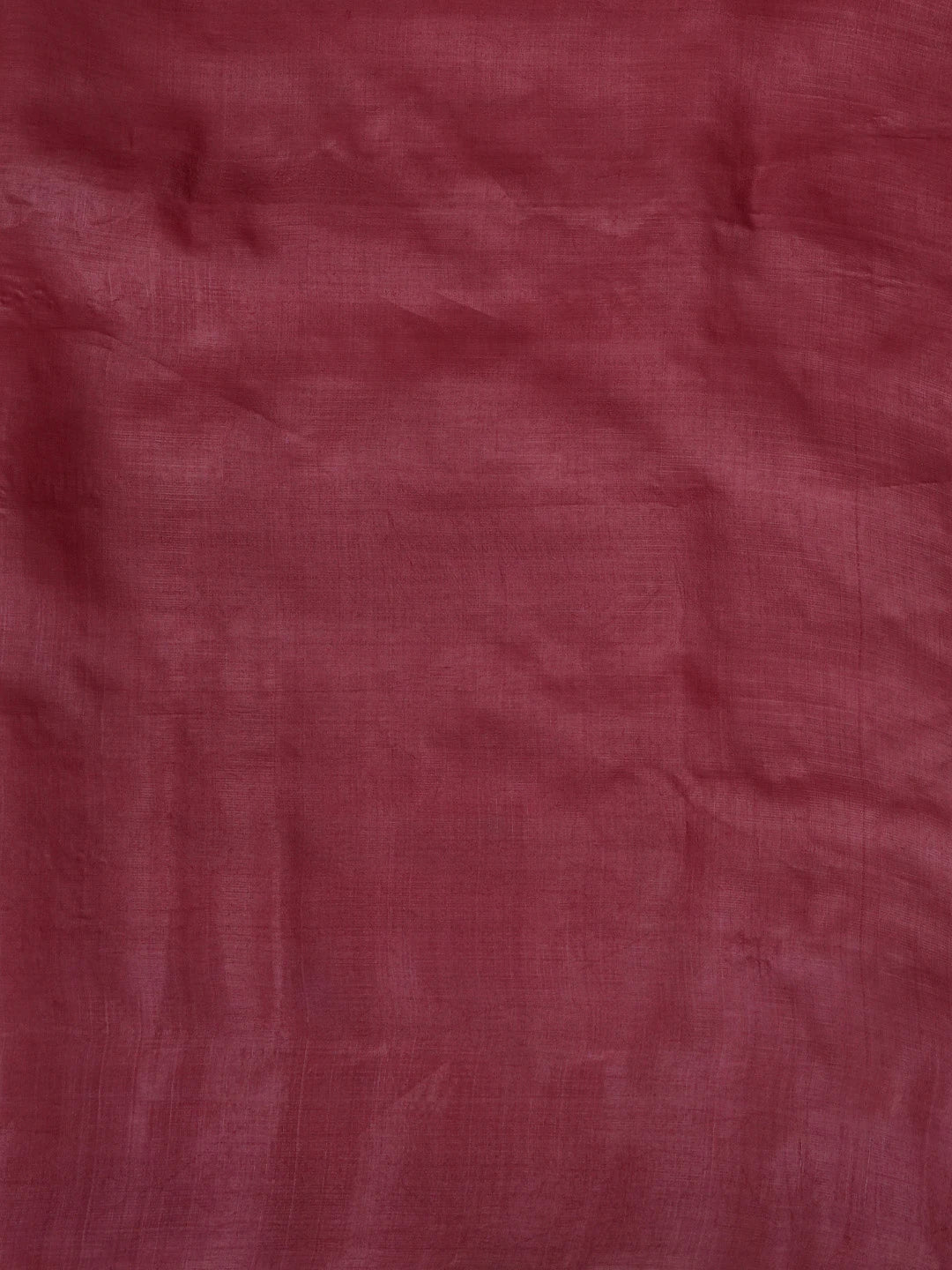 Ada Hand Embroidered Maroon Silk Lucknowi Chikankari Men's Kurta Piece 01A584548