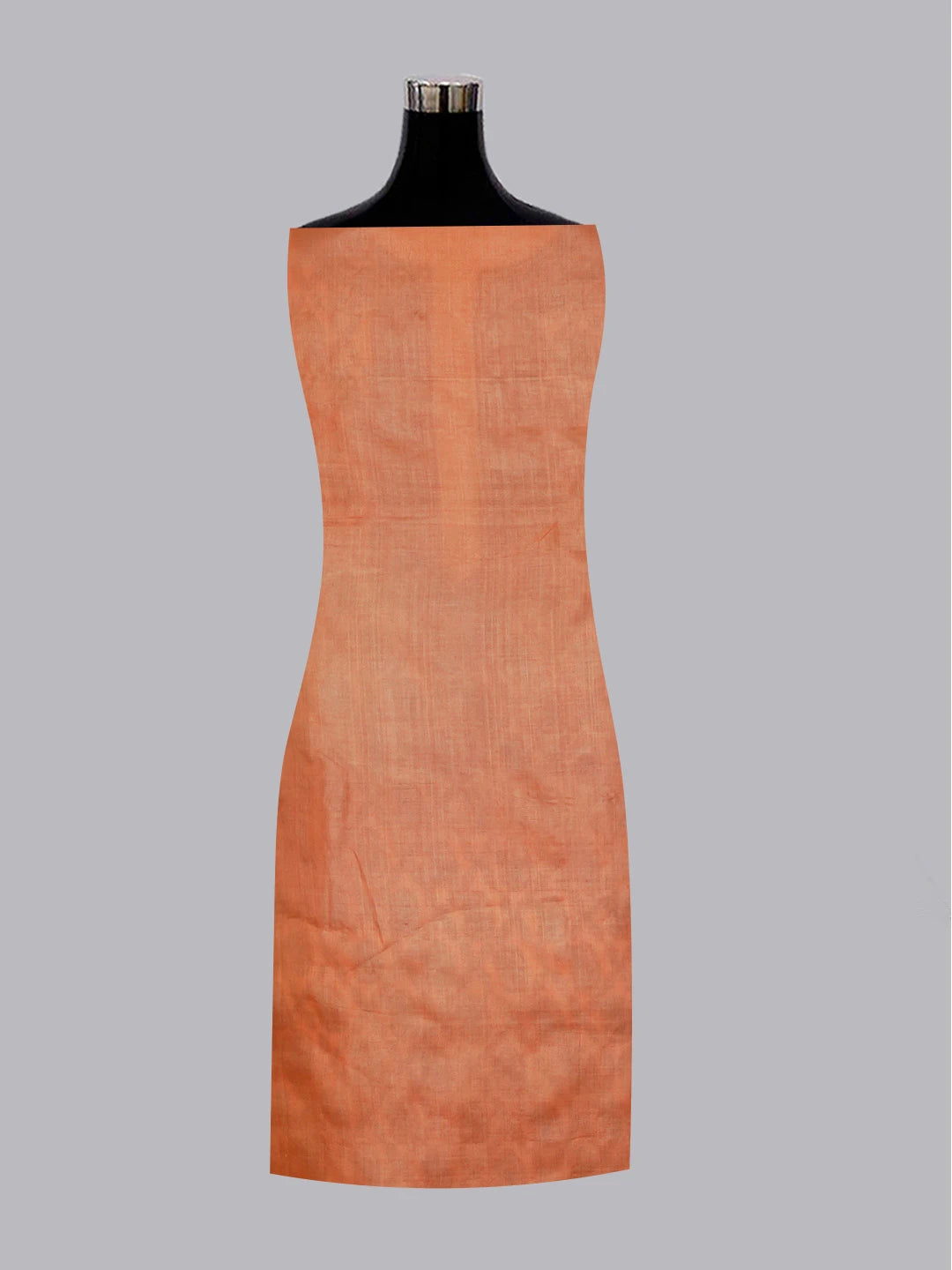 Ada Hand Embroidered Rust Silk Lucknowi Chikankari Unstitched Kurta Piece 01A568465