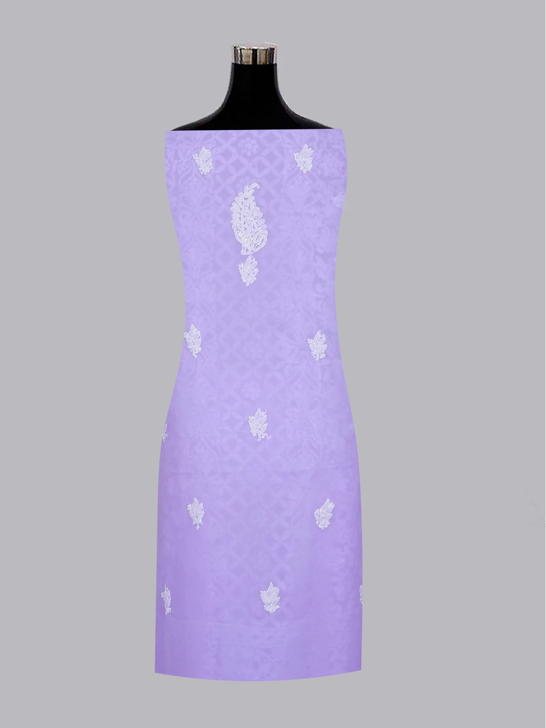 Ada Hand Embroidered Mauve Georgette Lucknowi Chikankari Unstitched Suit Piece 01A608542