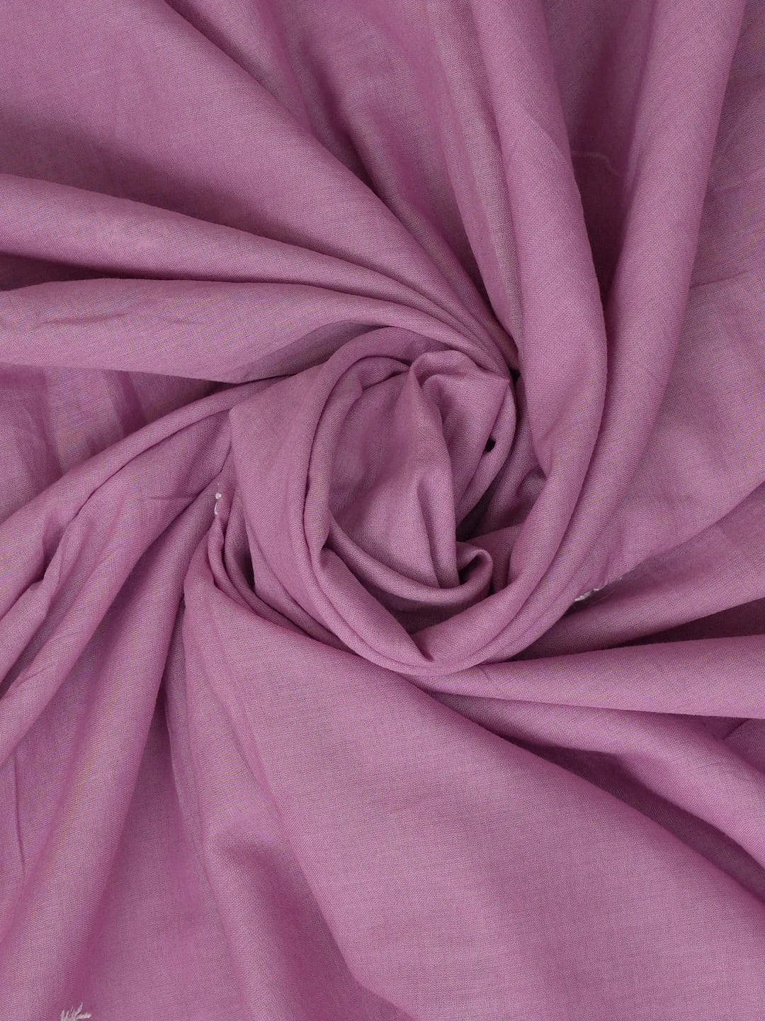 Ada Hand Embroidered Deep Mauve Cotton Lucknowi Chikankari Dupatta 01A421732