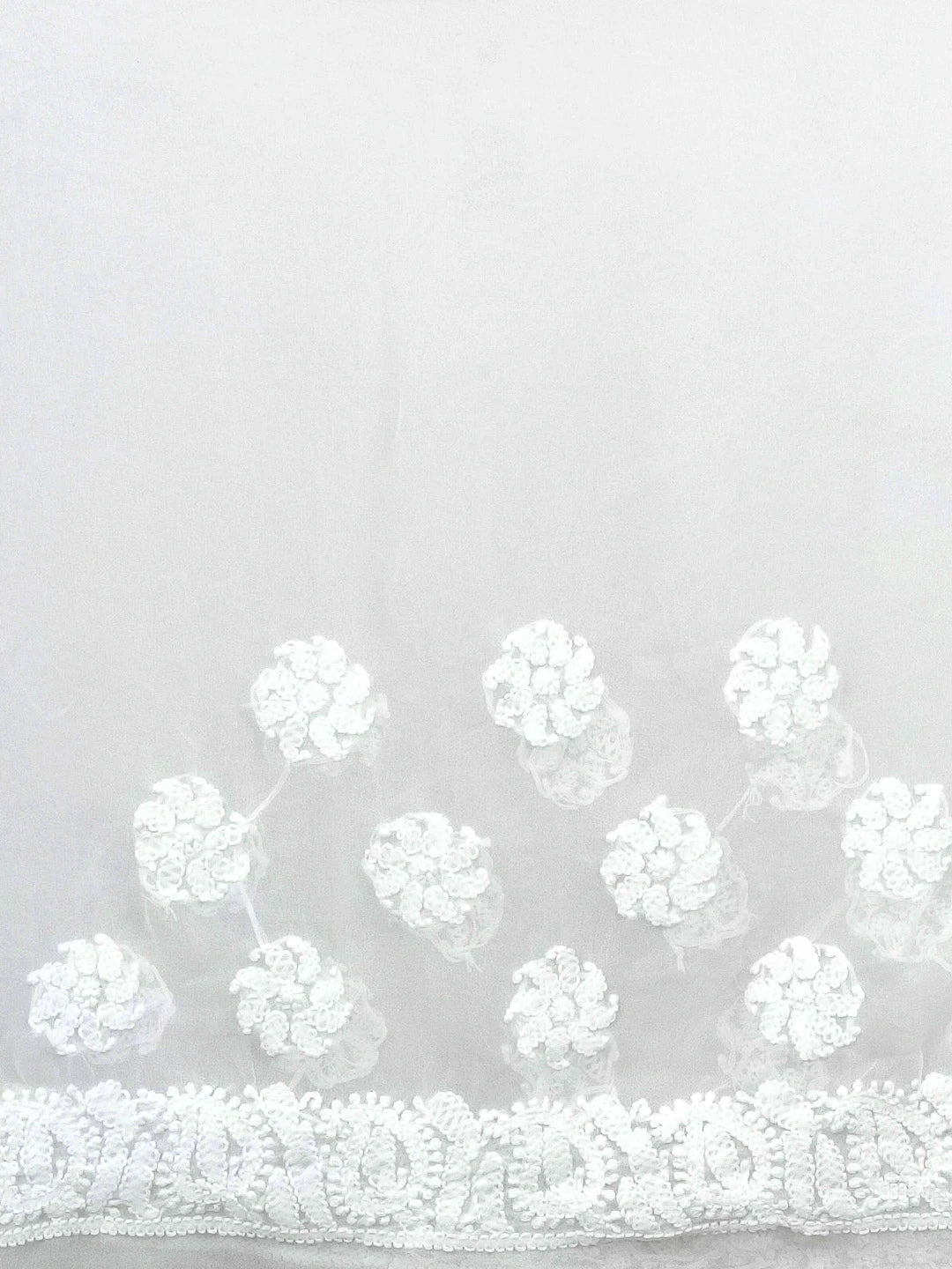 Ada Hand Embroidered White Georgette Lucknowi Chikankari Saree With Blouse 01A372822