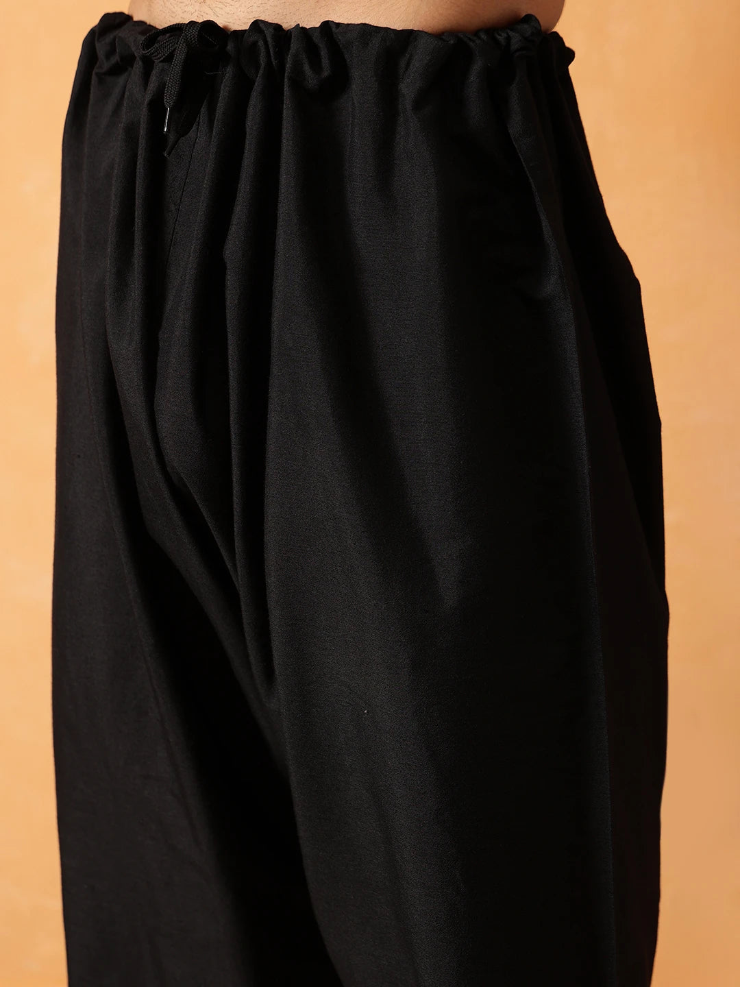 Ada Black Cotton Men's Lower A611175