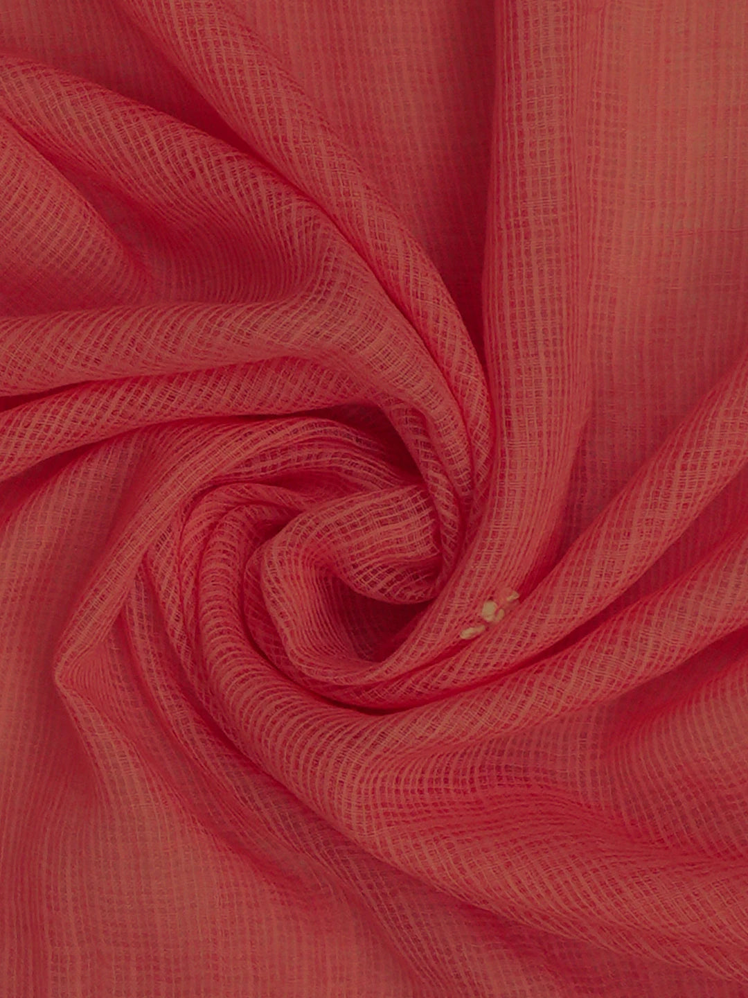 Ada Hand Embroidered Georgia Peach Kota Lucknowi Chikankari Dupatta 01A641077