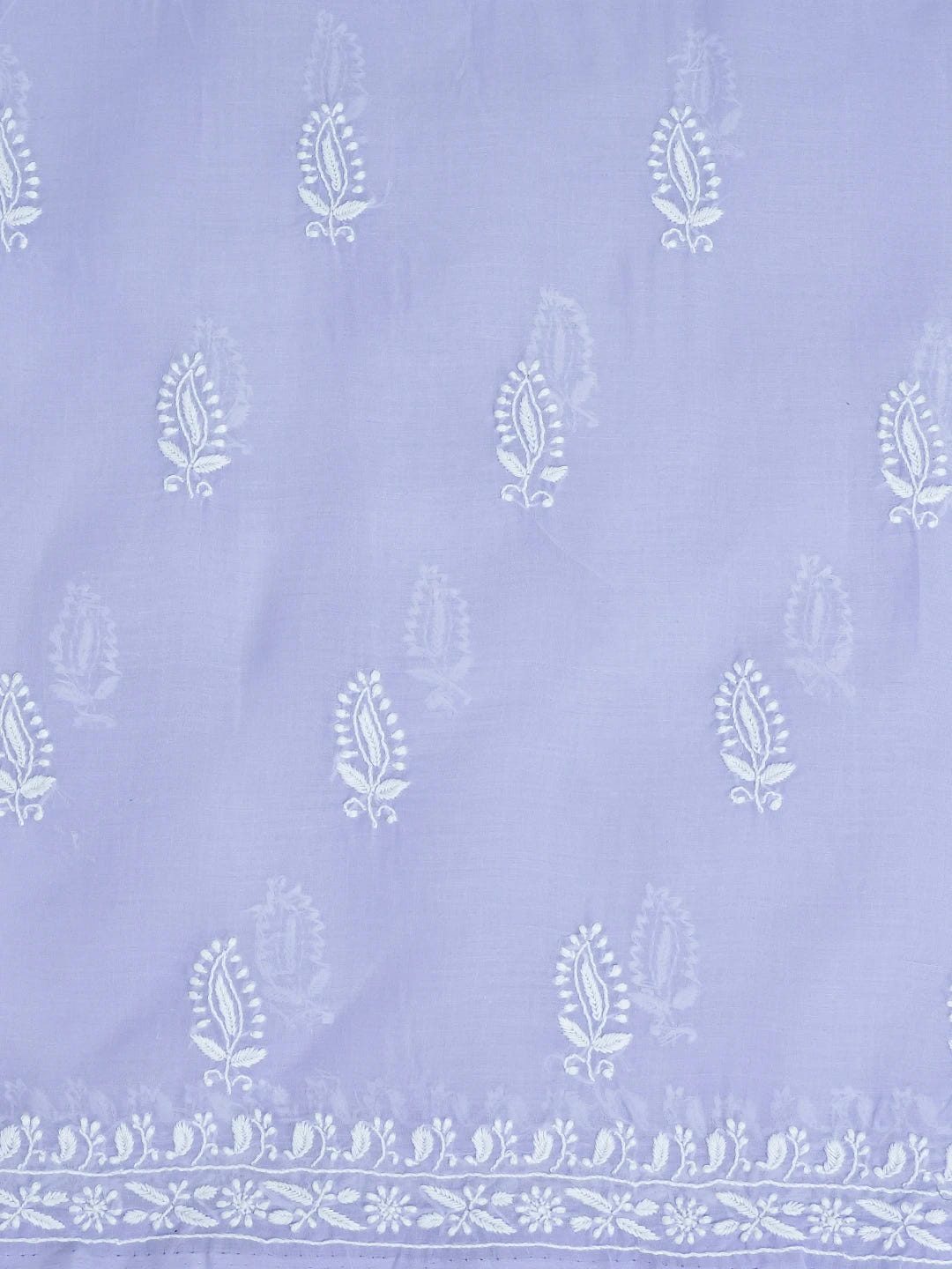 Ada Hand Embroidered Mauve Cotton Lucknowi Chikankari Unstitched Suit Piece 01A647391