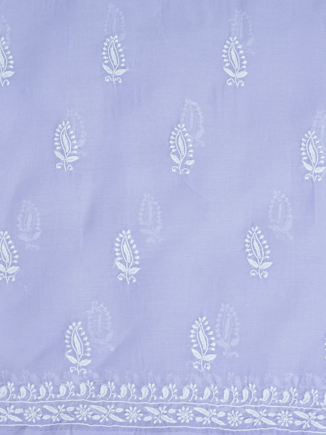 Ada Hand Embroidered Mauve Cotton Lucknowi Chikankari Unstitched Suit Piece 01A647391