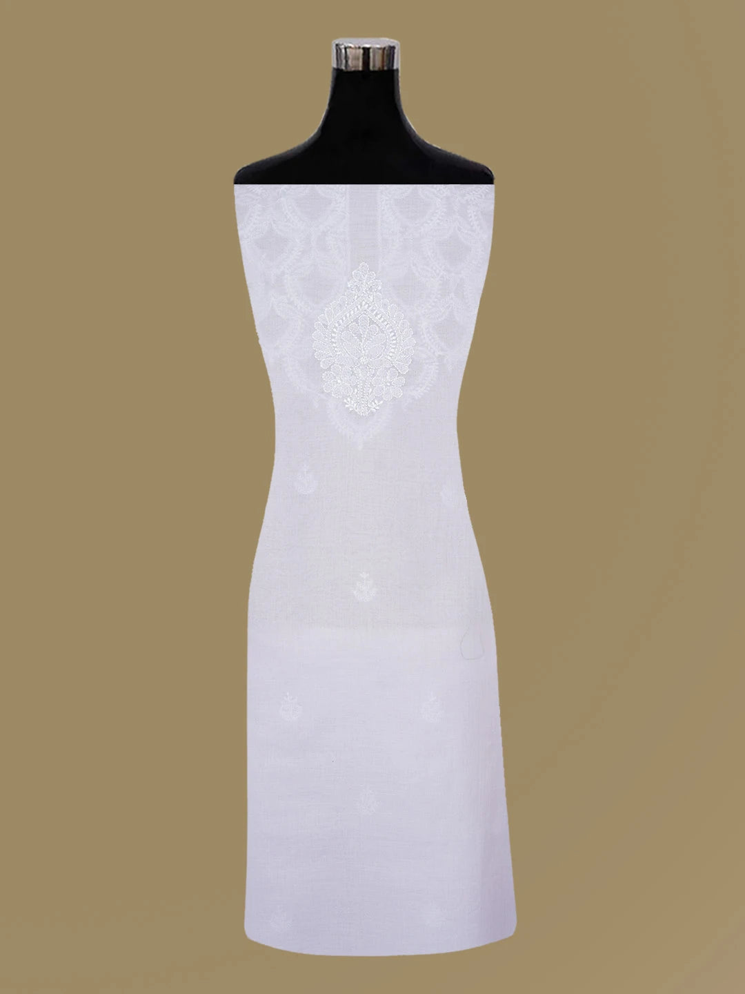 Ada Hand Embroidered Mauve Cotton Lucknowi Chikankari Unstitched Suit Piece 01A661816