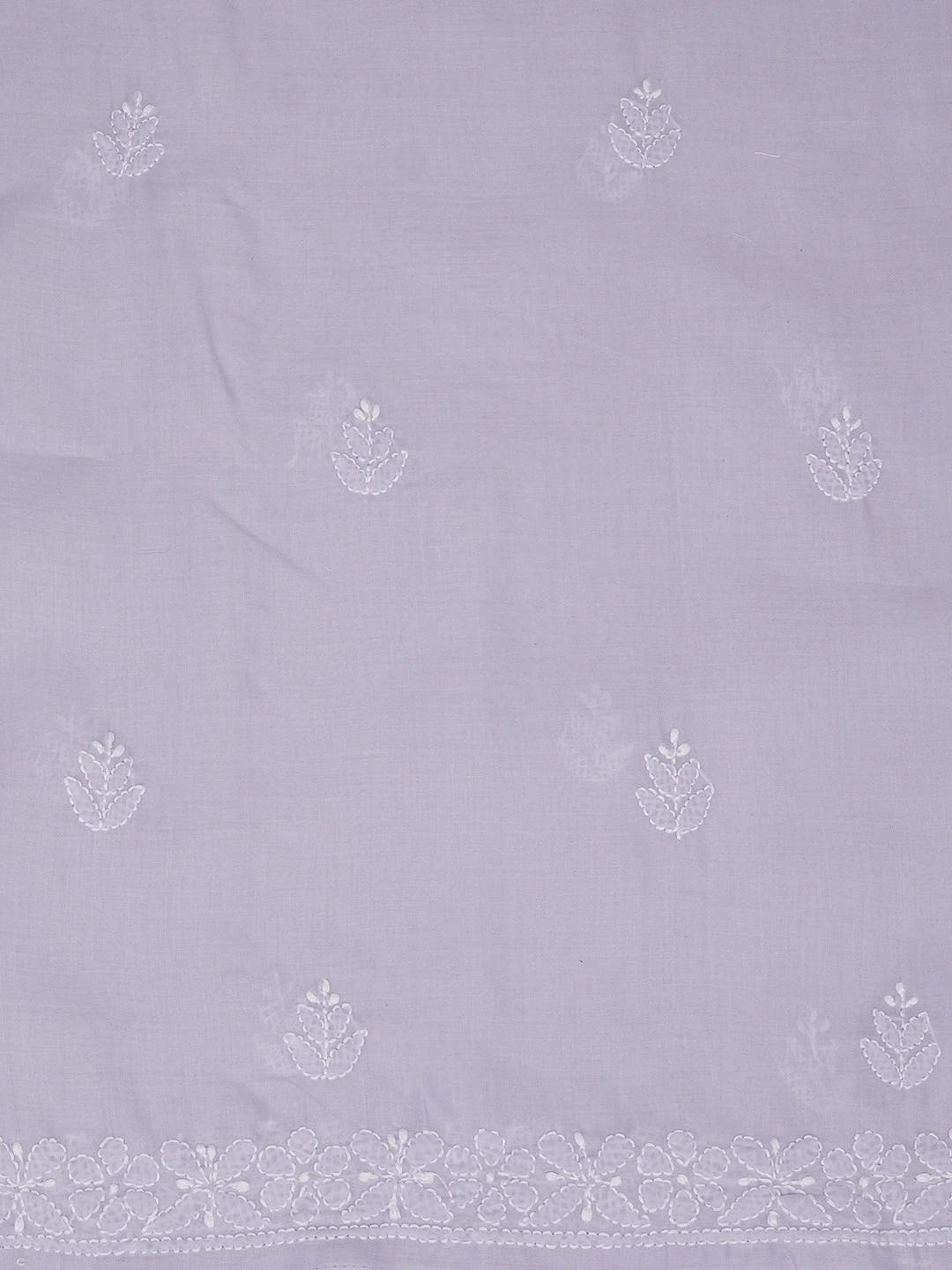 Ada Hand Embroidered Mauve Cotton Lucknowi Chikankari Unstitched Suit Piece 01A661816