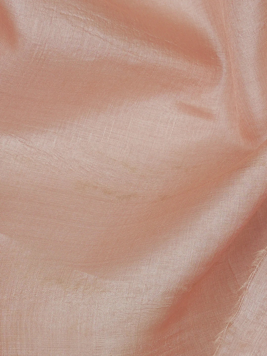 Ada Hand Embroidered Candlelight Peach Silk Lucknowi Chikankari Men's Kurta Piece 01A658741