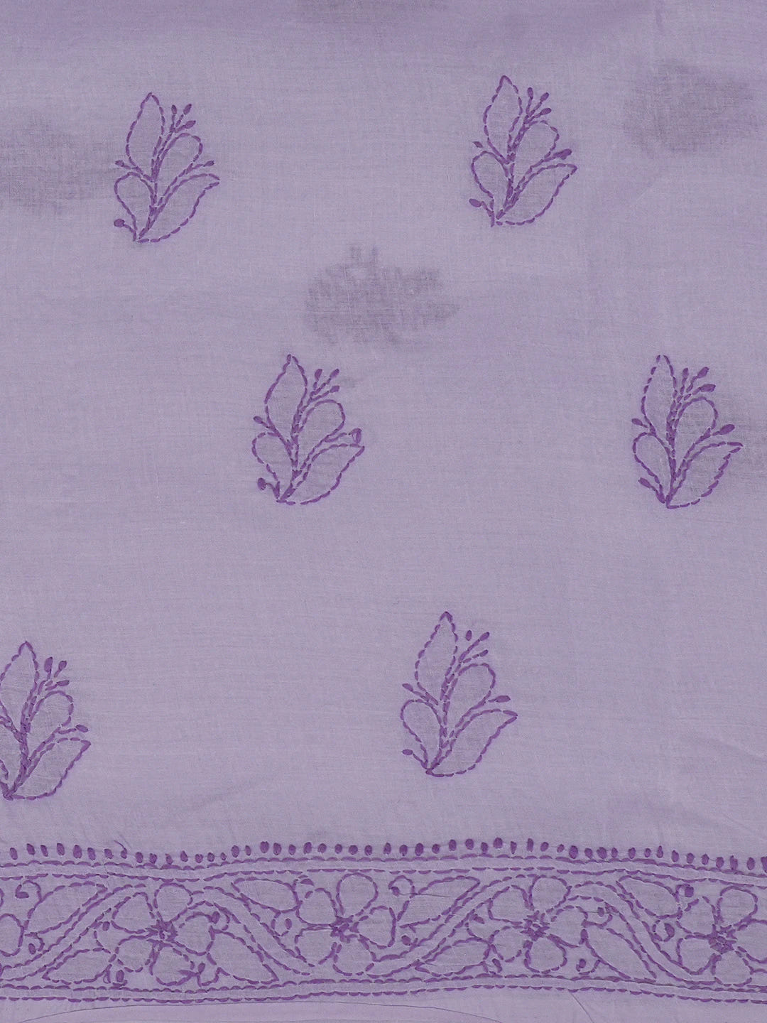 Ada Hand Embroidered Mauve Cotton Lucknowi Chikankari Unstitched Suit Piece 01A644605