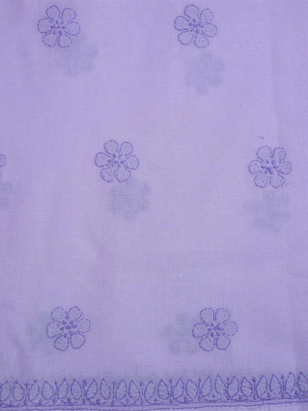 Ada Hand Embroidered Mauve Cotton Lucknowi Chikankari Unstitched Suit Piece 01A690660