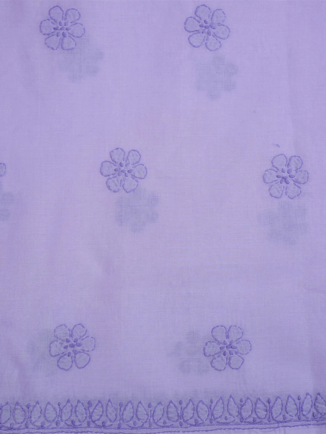 Ada Hand Embroidered Mauve Cotton Lucknowi Chikankari Unstitched Suit Piece 01A690660