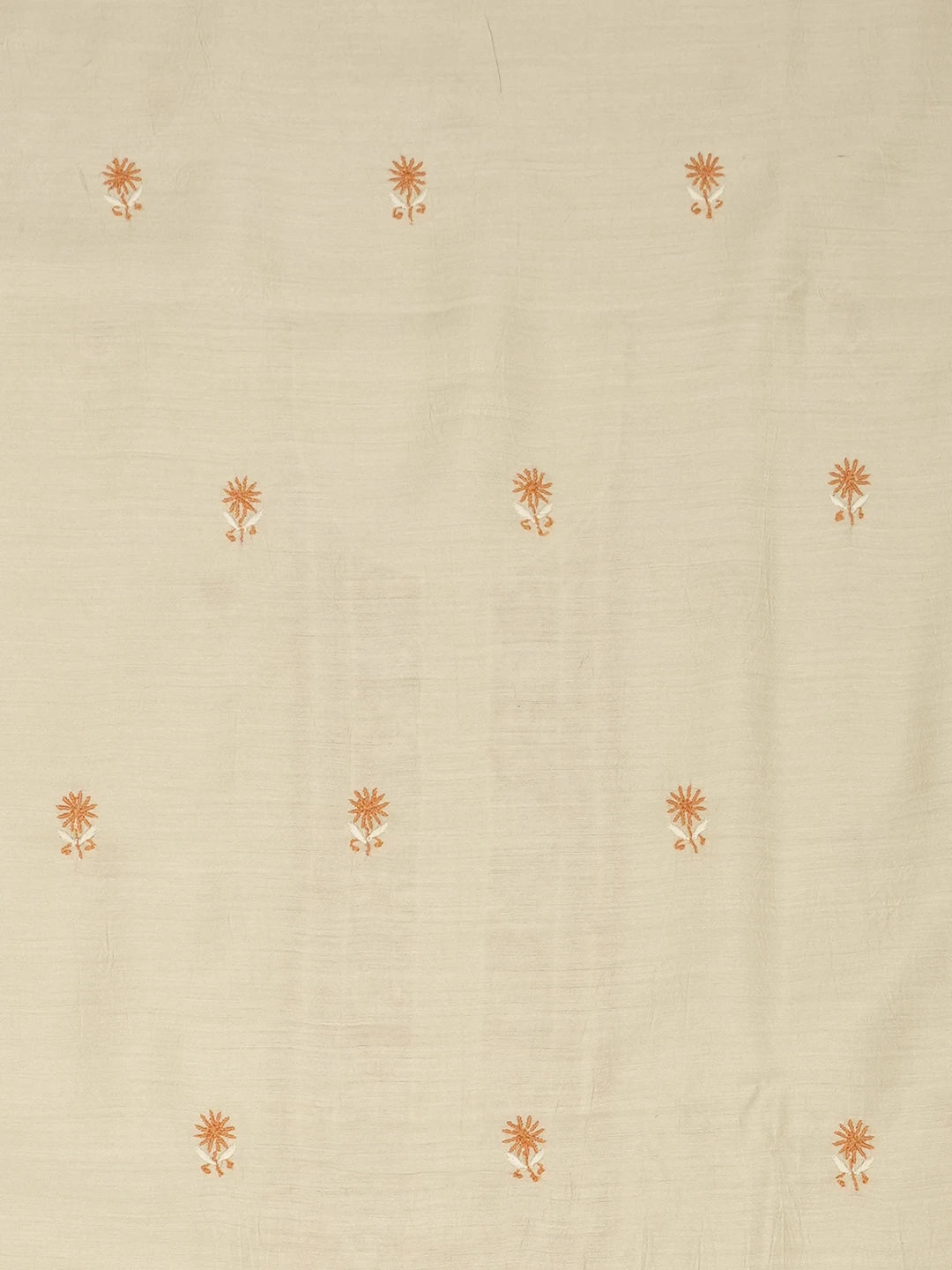 Ada Hand Embroidered Fawn Moonga Silk Lucknowi Chikankari Unstitched Men's Kurta Piece 01A539189