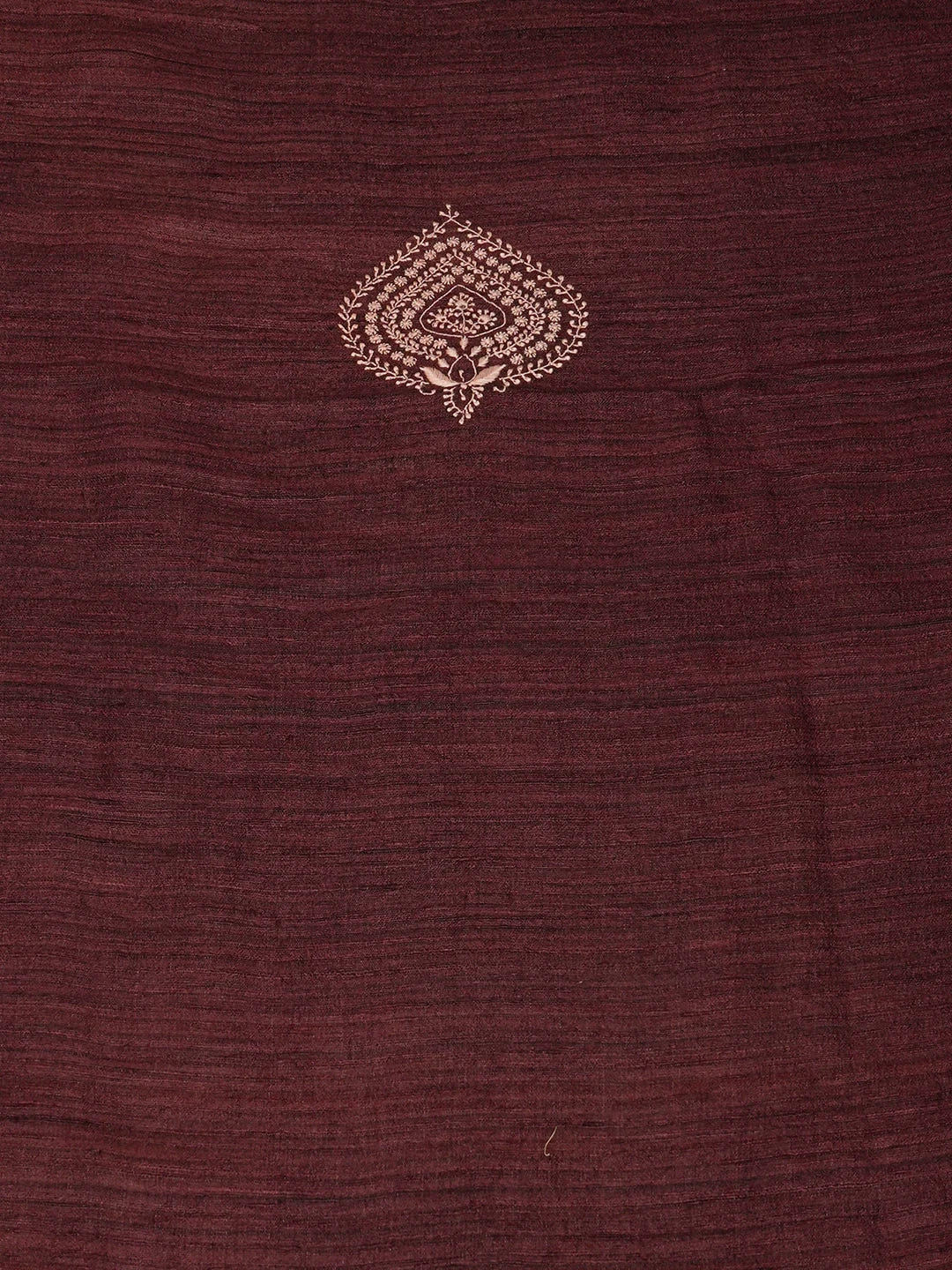 Ada Hand Embroidered Maroon Silk Lucknowi Chikankari Unstitched Men's Kurta Piece 01A584589