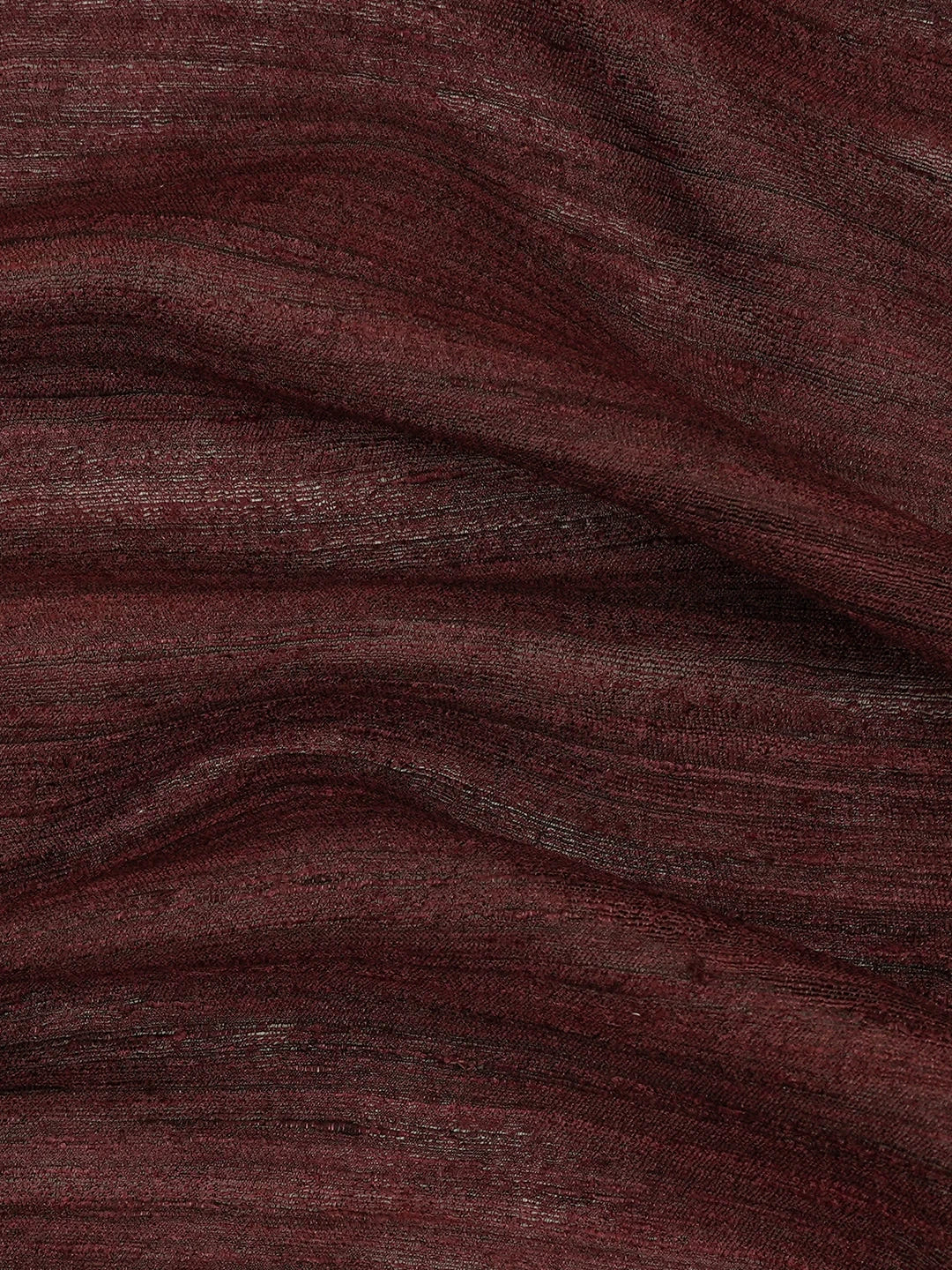 Ada Hand Embroidered Maroon Silk Lucknowi Chikankari Unstitched Men's Kurta Piece 01A584589