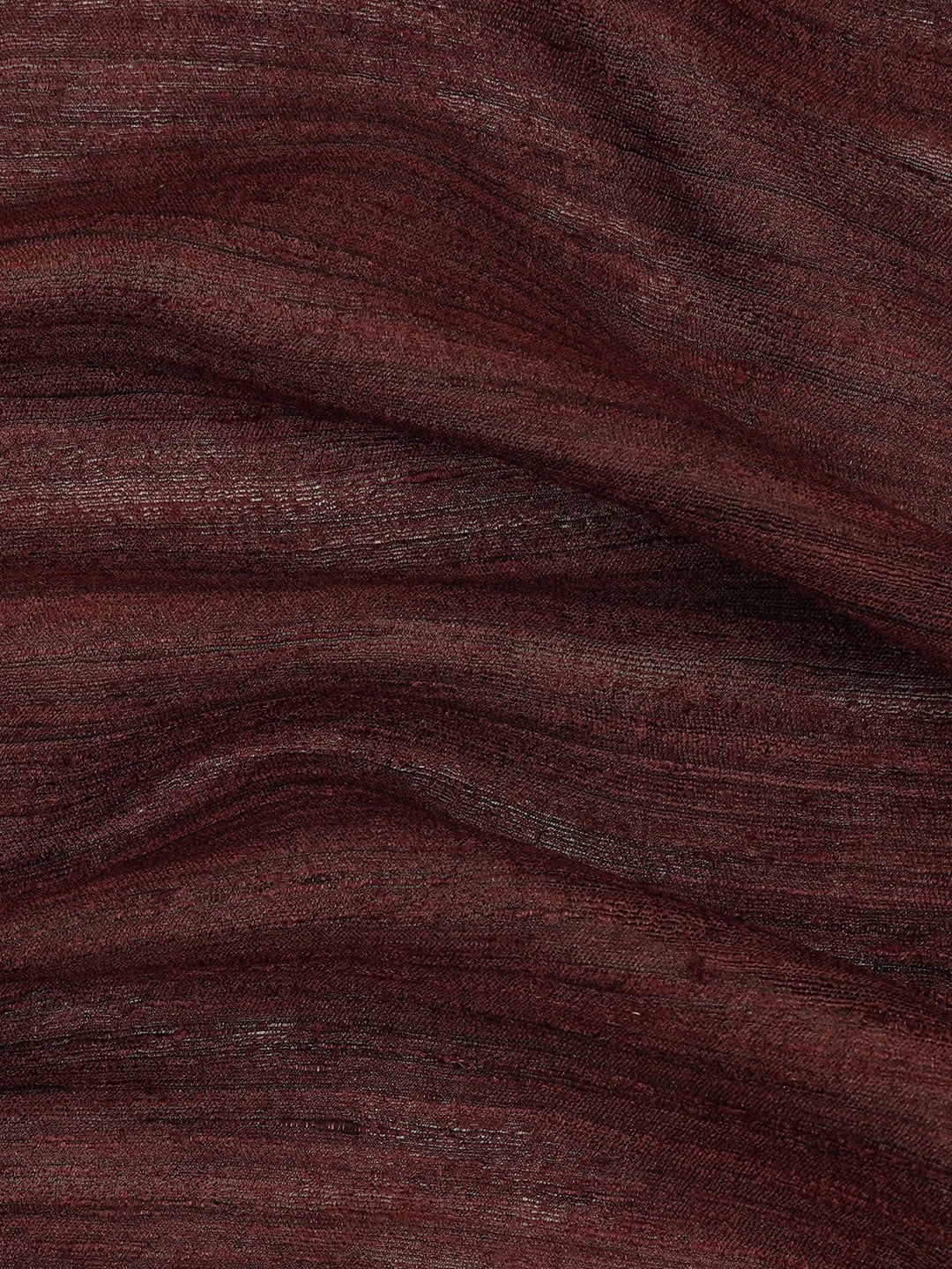 Ada Hand Embroidered Maroon Silk Lucknowi Chikankari Unstitched Men's Kurta Piece 01A584589