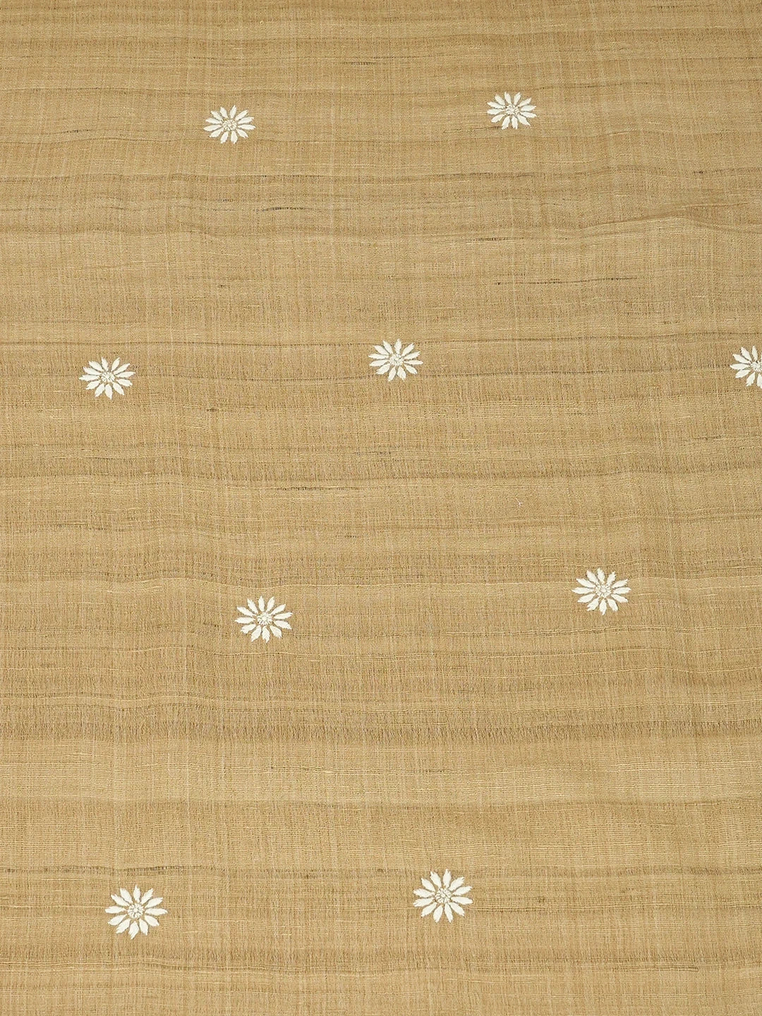 Ada Hand Embroidered Chamoisee Brown Kota Lucknowi Chikankari Unstitched Men's Kurta Piece 01A376378