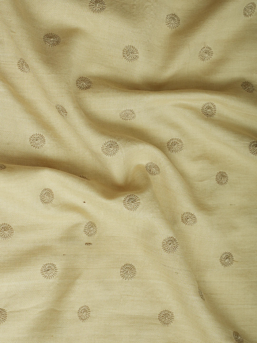 Ada Hand Embroidered Fawn Moonga Silk Lucknowi Chikankari Unstitched Men's Kurta Piece 01A698615