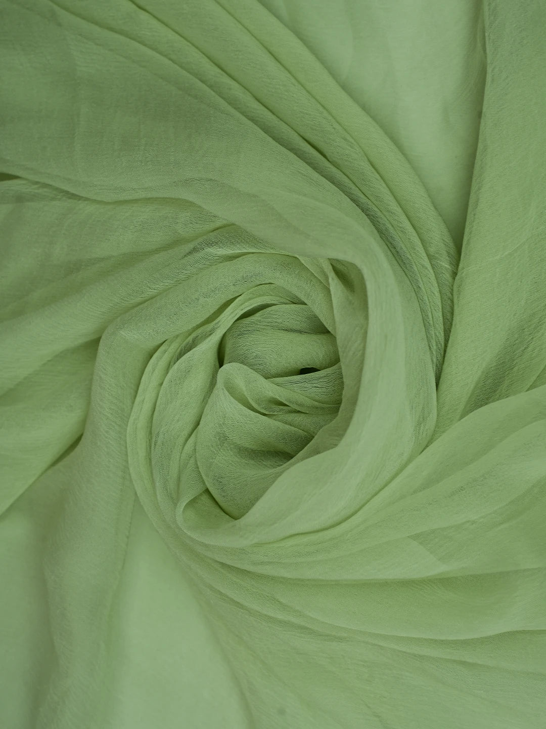 Ada Hand Embroidered Pista Green Muslin Lucknowi Chikankari Unstitched Suit Piece With Cutdana Work 01A713180
