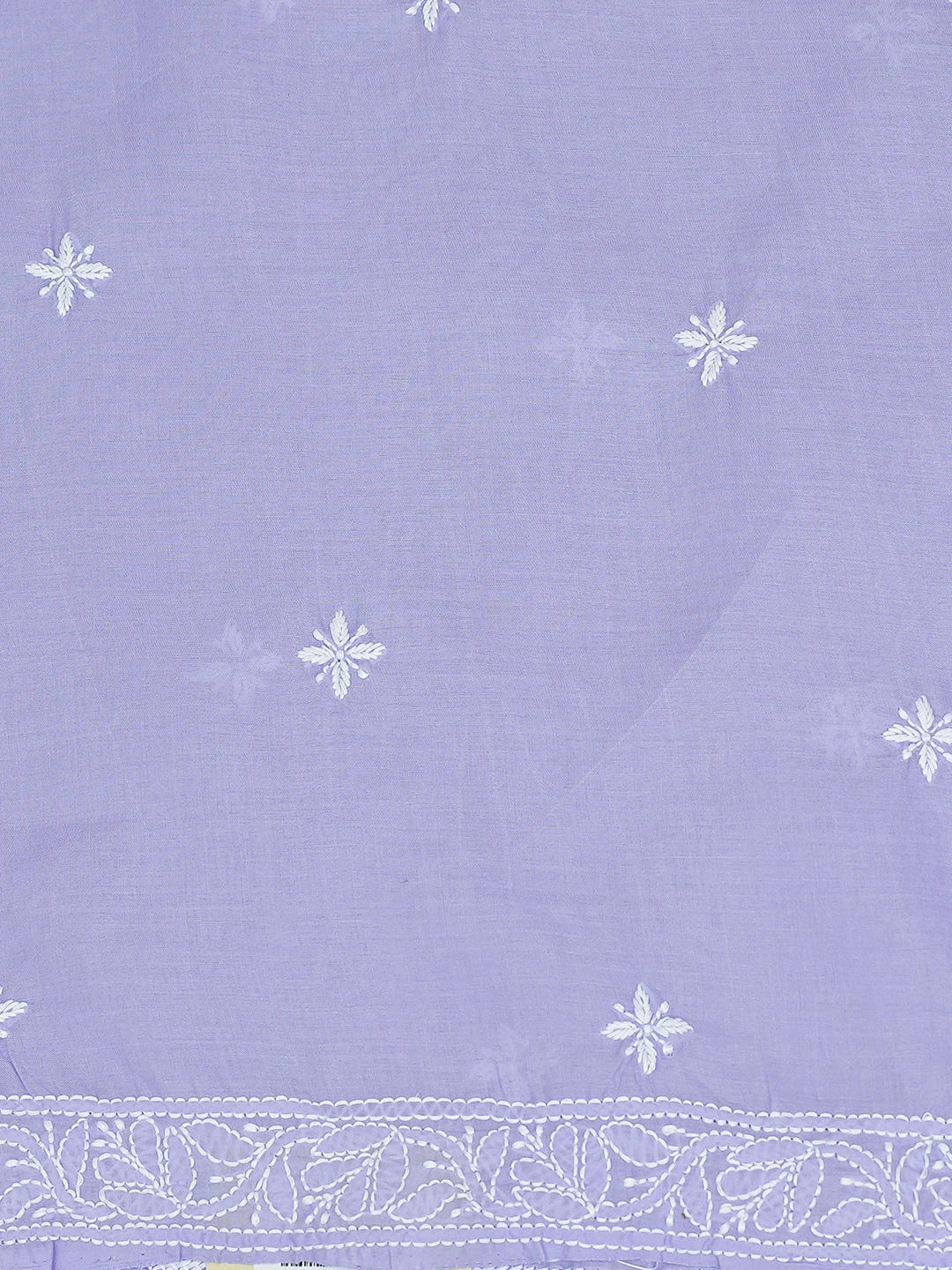 Ada Hand Embroidered Mauve Cotton Lucknowi Chikankari Unstitched Kurta Piece 01A718459