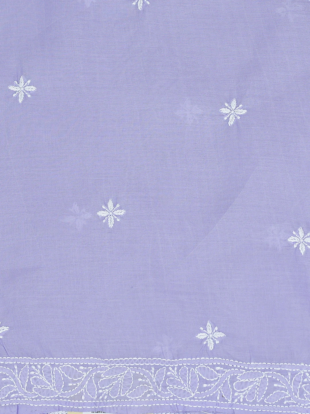 Ada Hand Embroidered Mauve Cotton Lucknowi Chikankari Unstitched Kurta Piece 01A718459