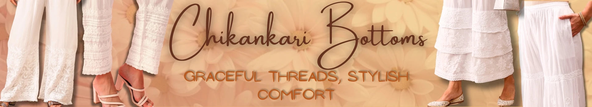 Chikankari Bottoms