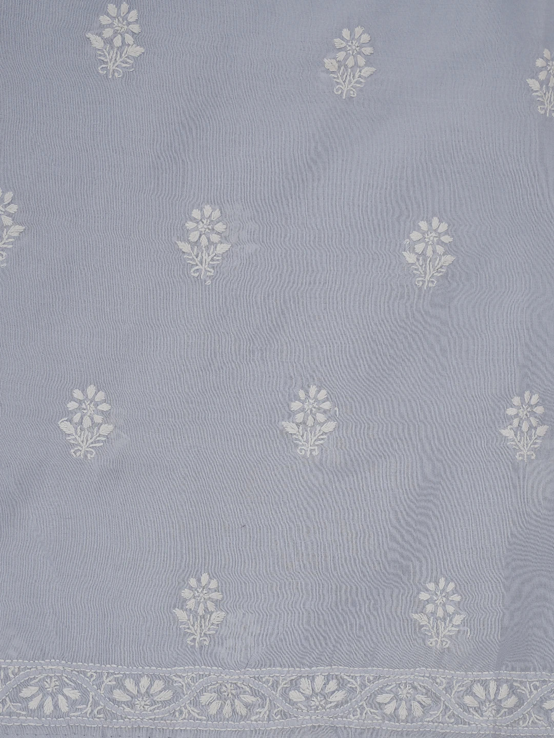 Ada Hand Embroidered Mauve Cotton Lucknowi Chikankari Unstitched Suit Piece 01A633662