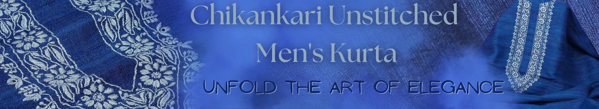 Men's Chikan Unstitched Kurtas