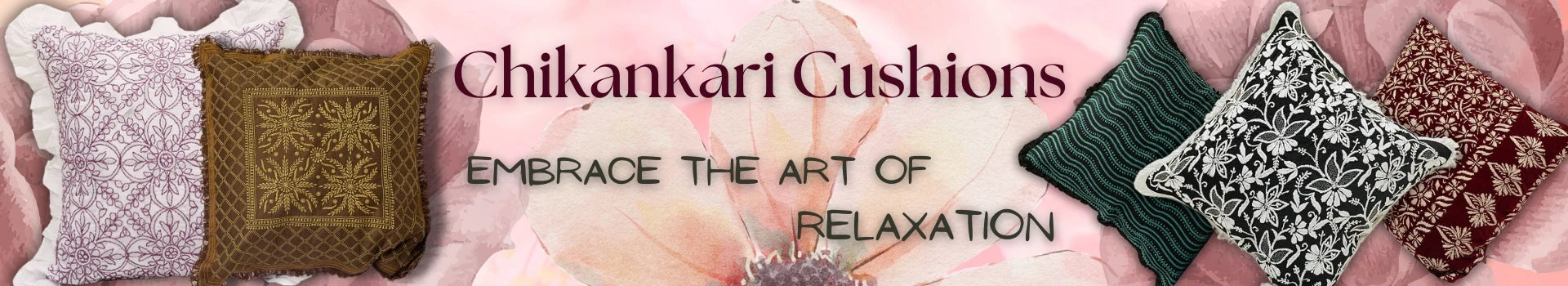 Chikan Cushion Covers