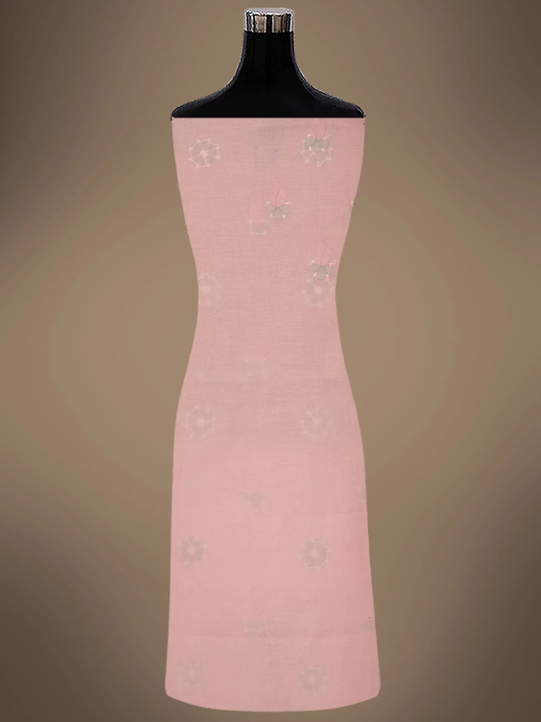 Ada Hand Embroidered Pink Cotton Lucknowi Chikankari Unstitched Suit Piece 01A724570