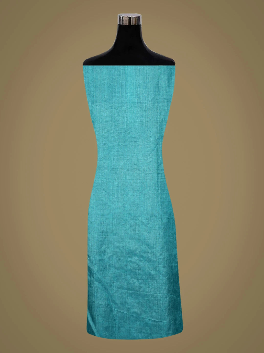 Ada Hand Embroidered Bondi Blue Silk  Lucknowi Chikankari Unstitched Kurta Piece 01A604518