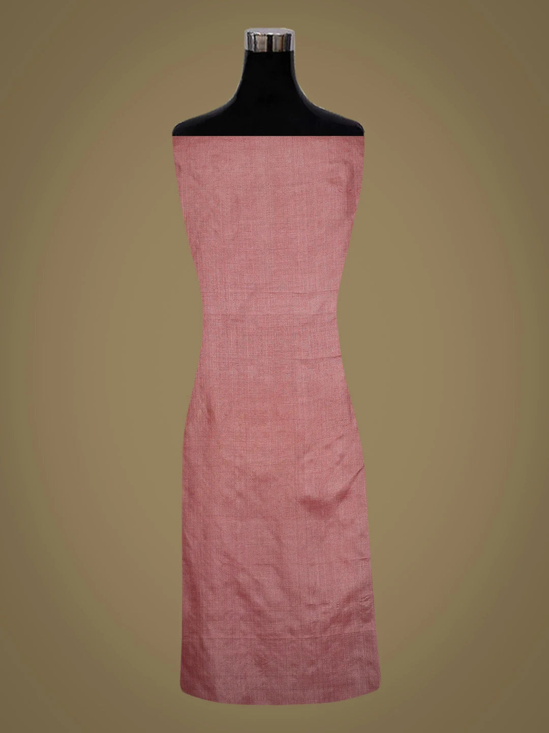 Ada Hand Embroidered Rose Vale Pink Silk Lucknowi Chikankari Unstitched Kurta Piece 01A722166
