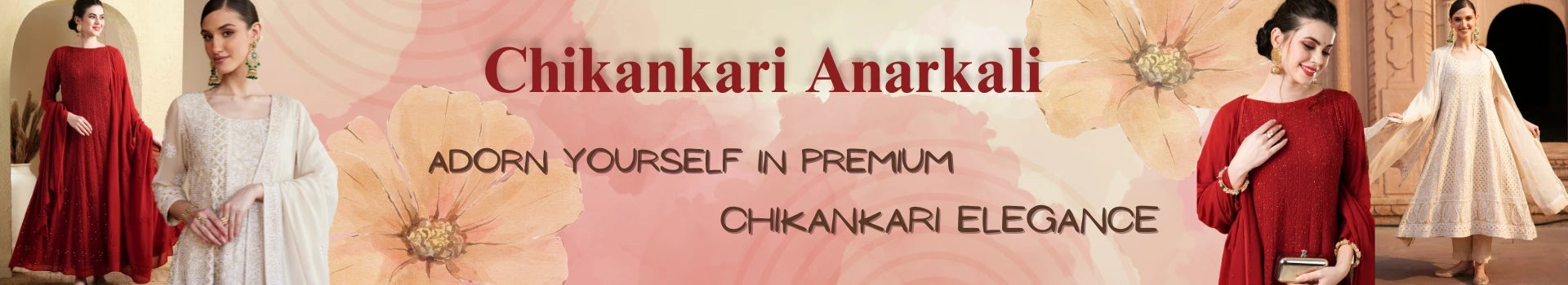 Chikankari Anarkalis