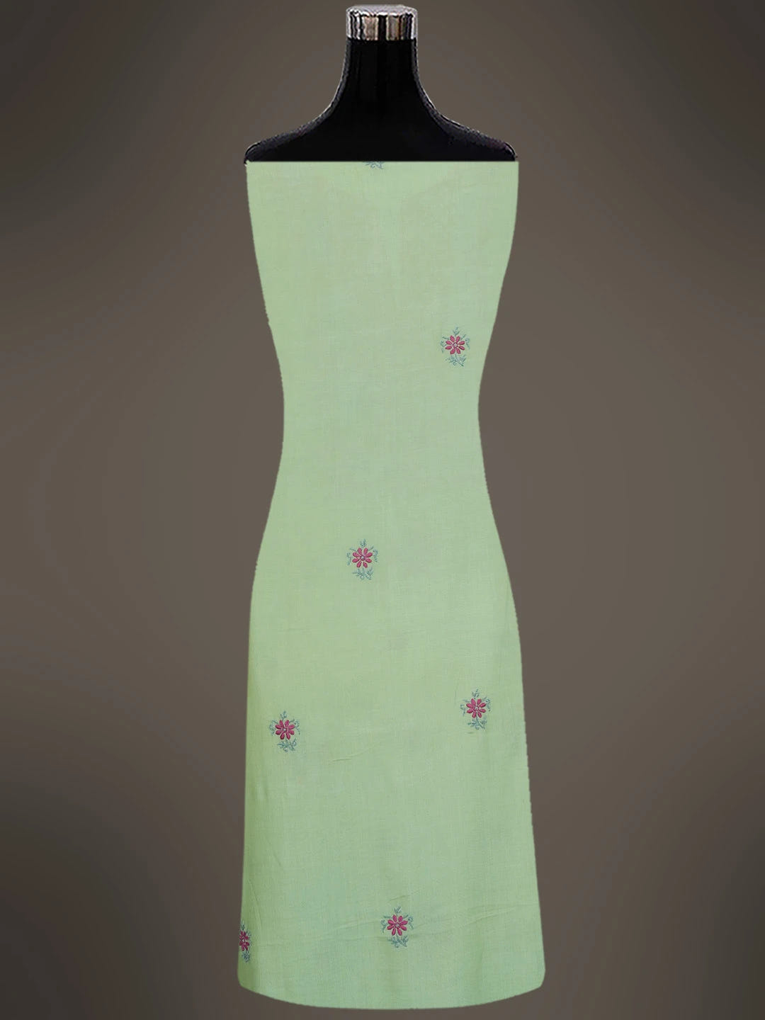Ada Hand Embroidered Pista Green Modal Lucknowi Chikankari Unstitched Suit Piece 01A700550