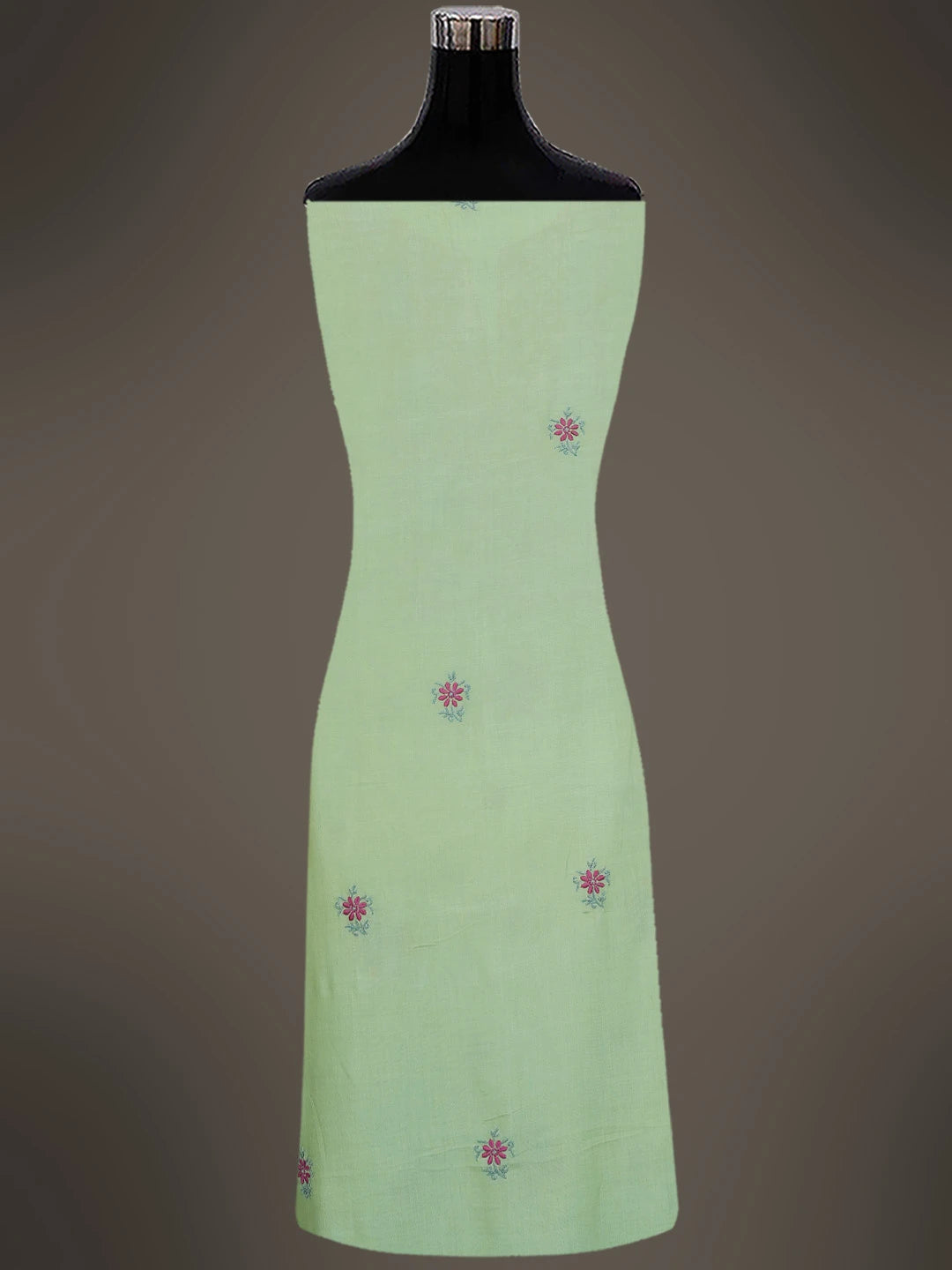 Ada Hand Embroidered Pista Green Modal Lucknowi Chikankari Unstitched Suit Piece 01A700550