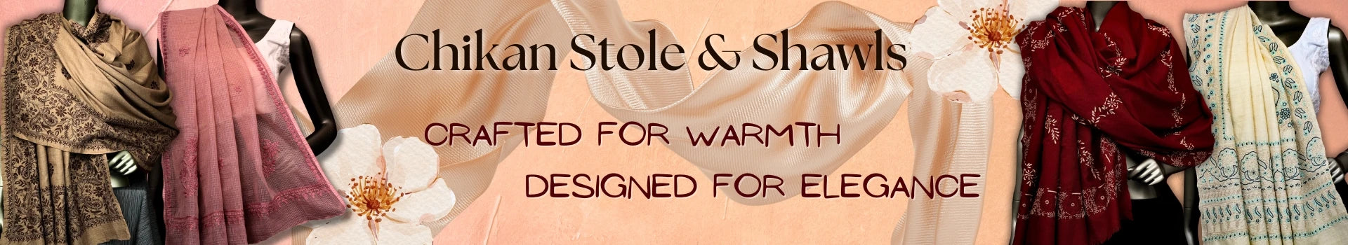 Chikan Stole & Shawl
