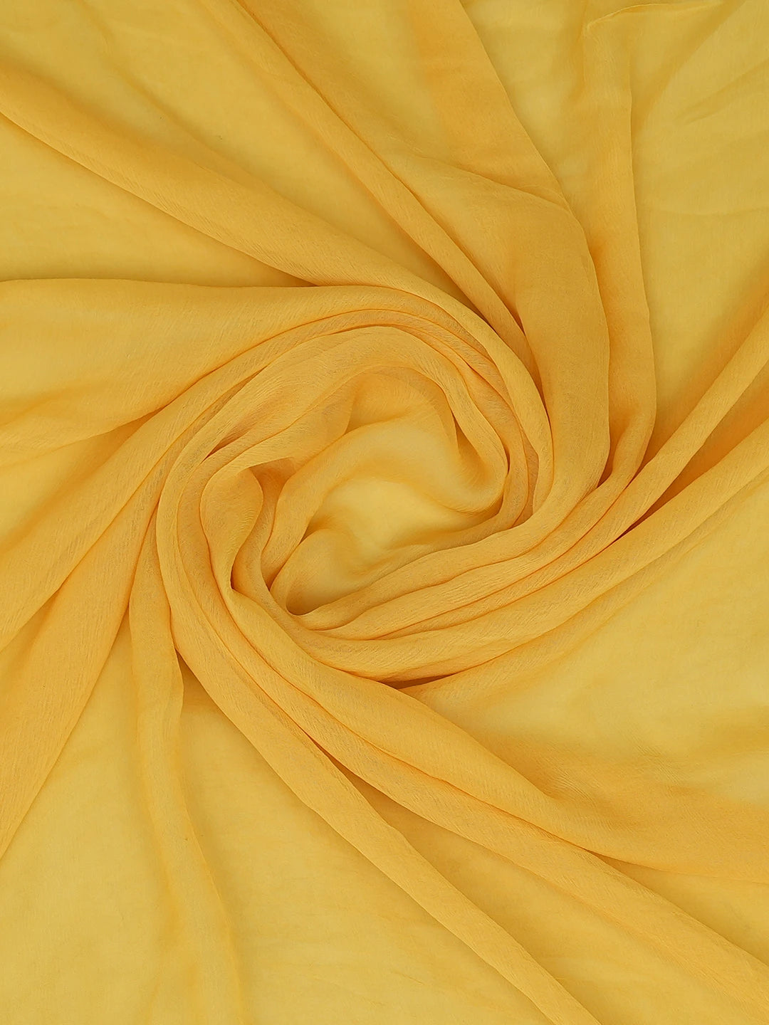 Ada Hand Embroidered Mustard Silk Lucknowi Chikankari Unstitched Suit Piece 01A669300