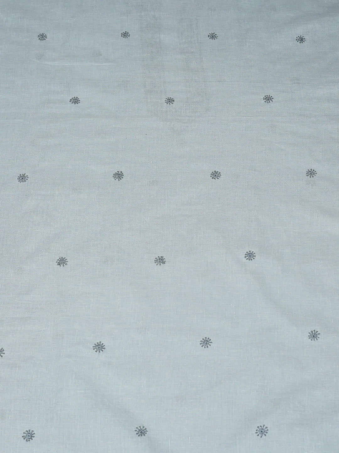 Ada Hand Embroidered Grey Cotton Lucknowi Chikankari Unstitched Men's Kurta Piece 01A742684