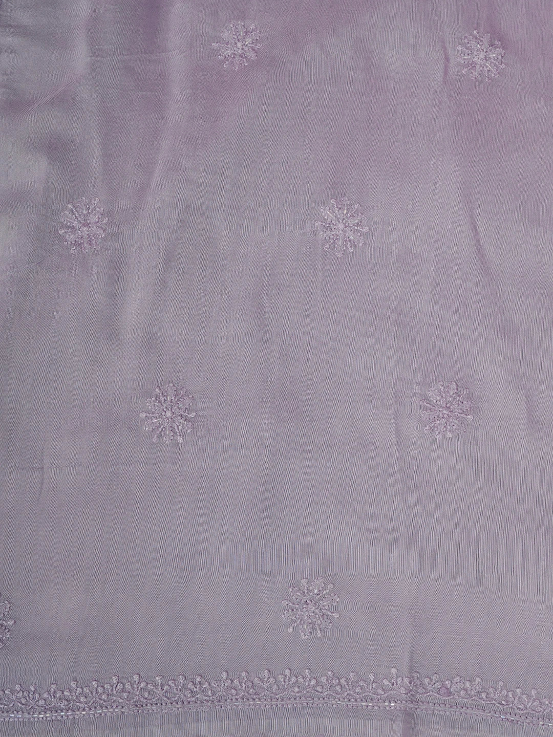 Ada Hand Embroidered Mauve Muslin Lucknowi Chikankari Unstitched Suit Piece With Cutdana Work 01A746188
