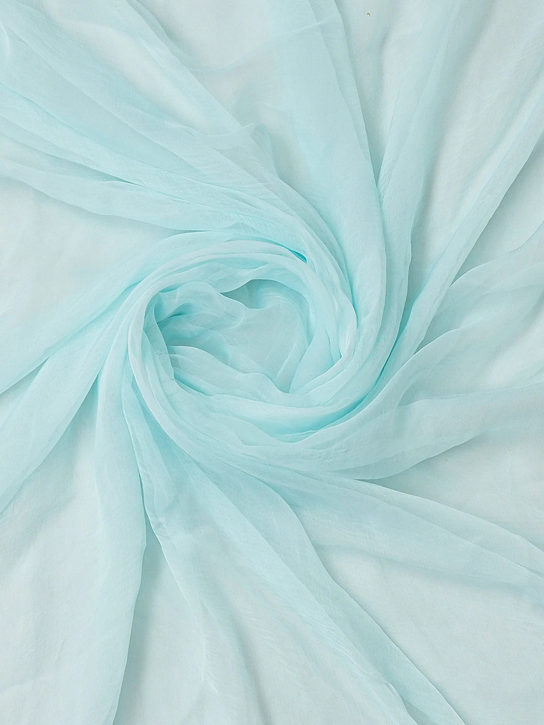 Ada Hand Embroidered Ice Blue Muslin Lucknowi Chikankari Unstitched Suit Piece With Cutdana Work 01A746482
