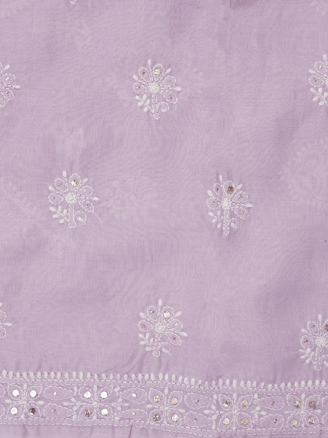 Ada Hand Embroidered Mauve Cotton Lucknowi Chikankari Unstitched Suit Piece With Mukaish Work 01A657412