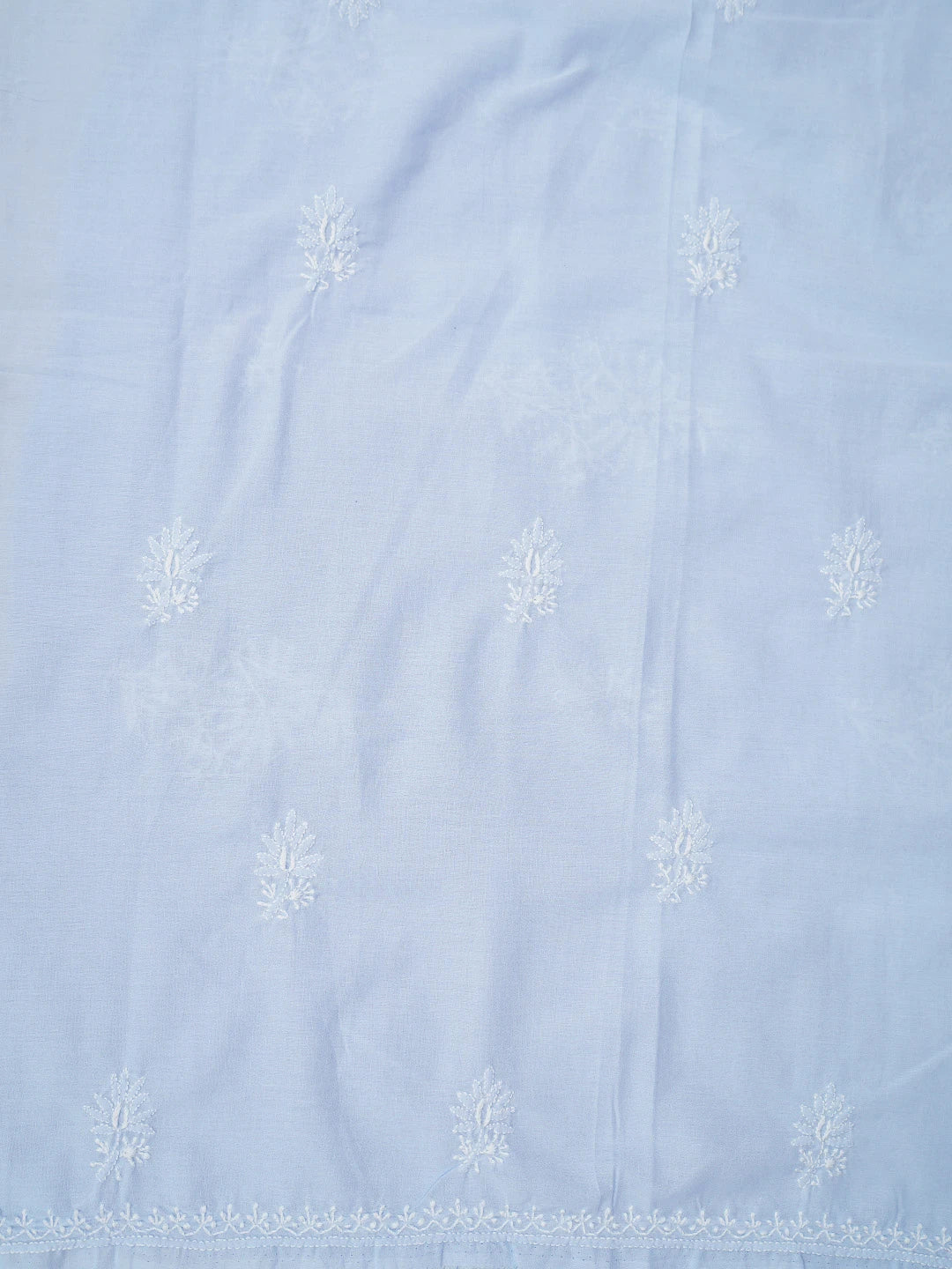 Ada Hand Embroidered Mauve Cotton Lucknowi Chikankari Unstitched Suit Piece 01A773529