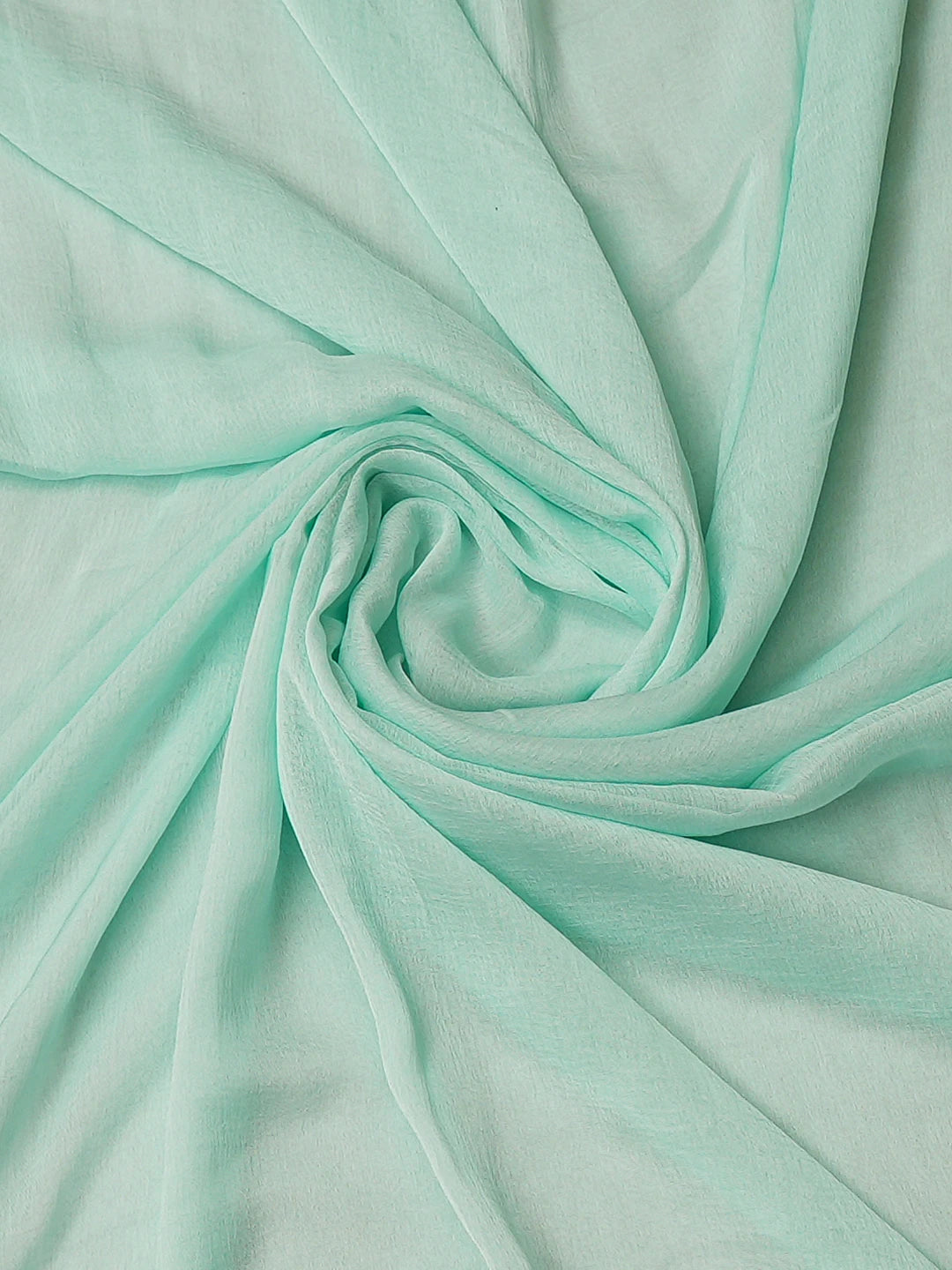 Ada Hand Embroidered Sea Green Cotton Lucknowi Chikankari Unstitched Suit Piece 01A787329