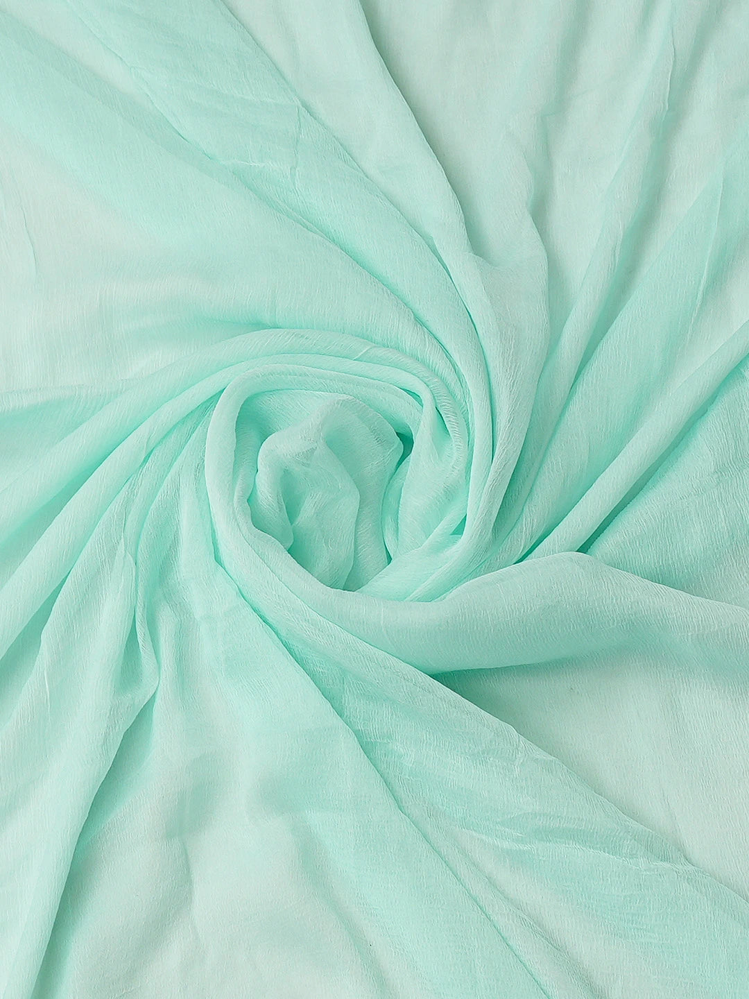Ada Hand Embroidered Sea Green Cotton Lucknowi Chikankari Unstitched Suit Piece 01A779727