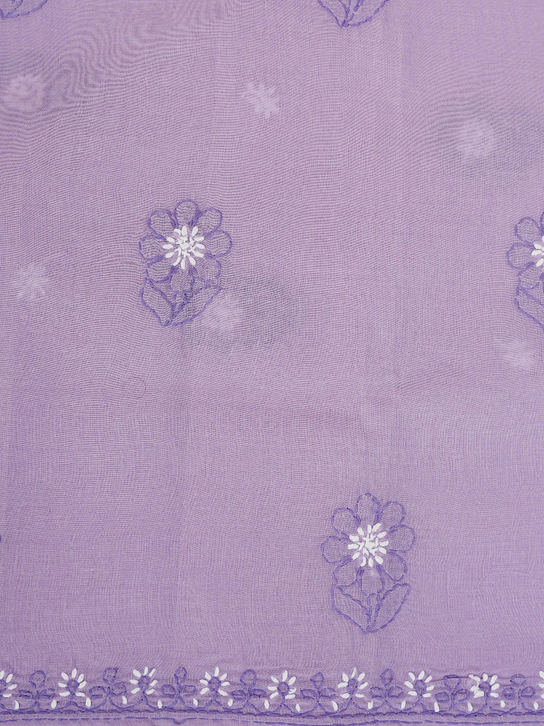 Ada Hand Embroidered Mauve Cotton Lucknowi Chikankari Unstitched Suit Piece 01A786694