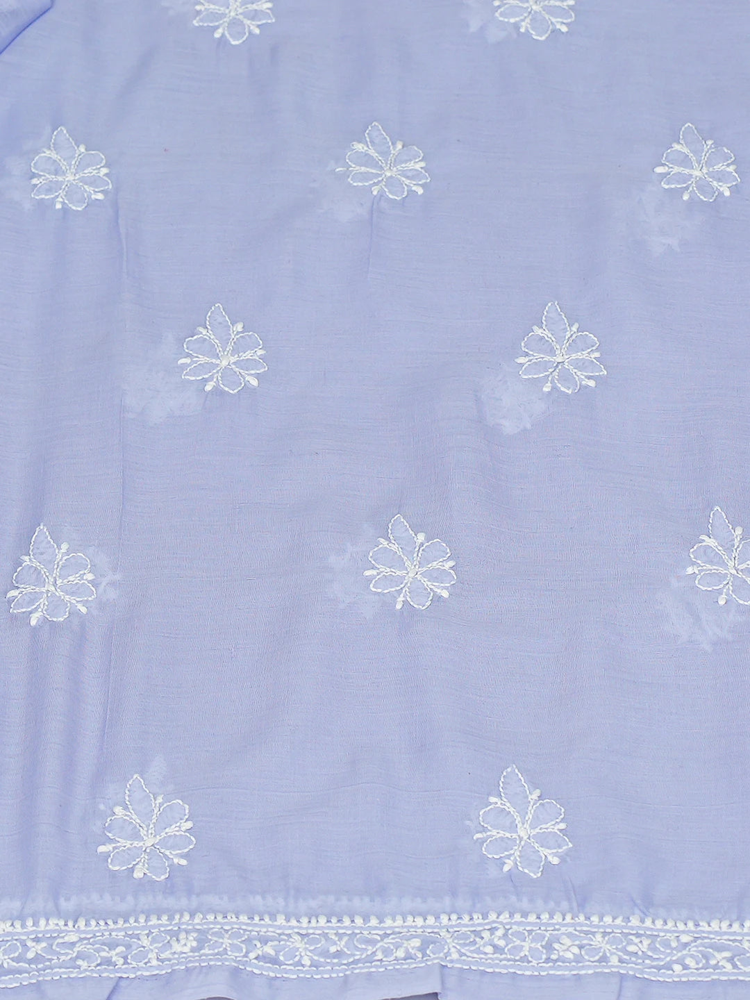 Ada Hand Embroidered Mauve Cotton Lucknowi Chikankari Unstitched Kurta Piece 01A773035