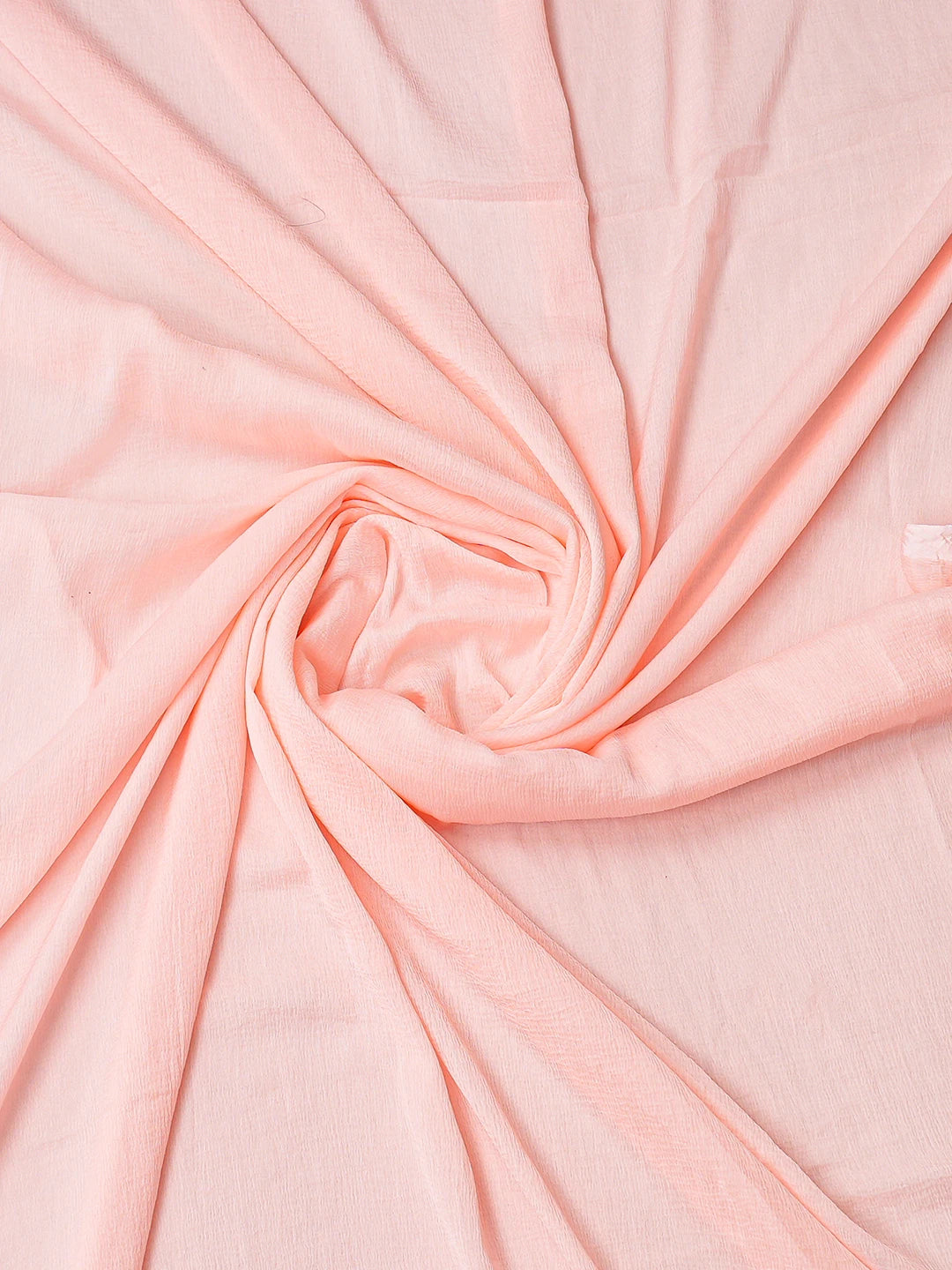 Ada Hand Embroidered Peach Pink Cotton Lucknowi Chikankari Unstitched Suit Piece 01A787035